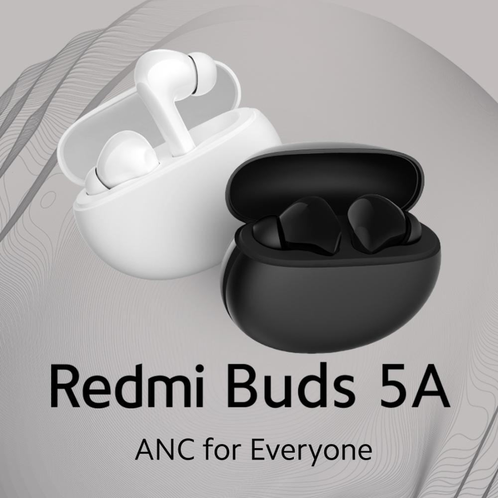 Redmi Buds 5A TWS Earbuds with Active Noise Cancellation (IPX4 Sweat Resistant, 10 Mins Quick Charge, Black)