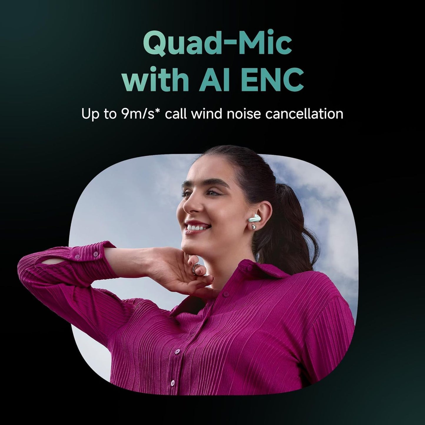 Redmi Buds 6 TWS Earbuds with Hybrid Active Noise Cancellation (IP54 Water Resistant, 42 Hours Playback, Spectre Black)