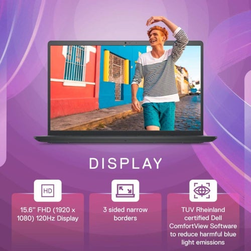 Dell 15 Laptop (AMD Ryzen 3/ 8GB RAM/ 512GB SSD/ 15.6 inch (39.62 cm) Display/ AMD Radeon 610M Graphics/ MS Office) ODC1525585101RINB1