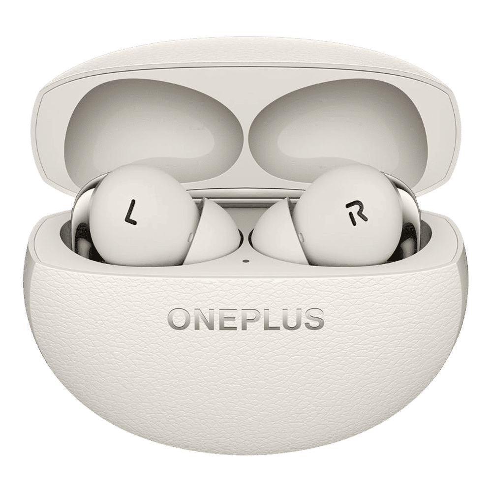 OnePlus Buds Pro 3 TWS Earbuds with Adaptive Noise Cancellation (IP55 Dust Resistant, 43 Hours Playback, Lunar Radiance)