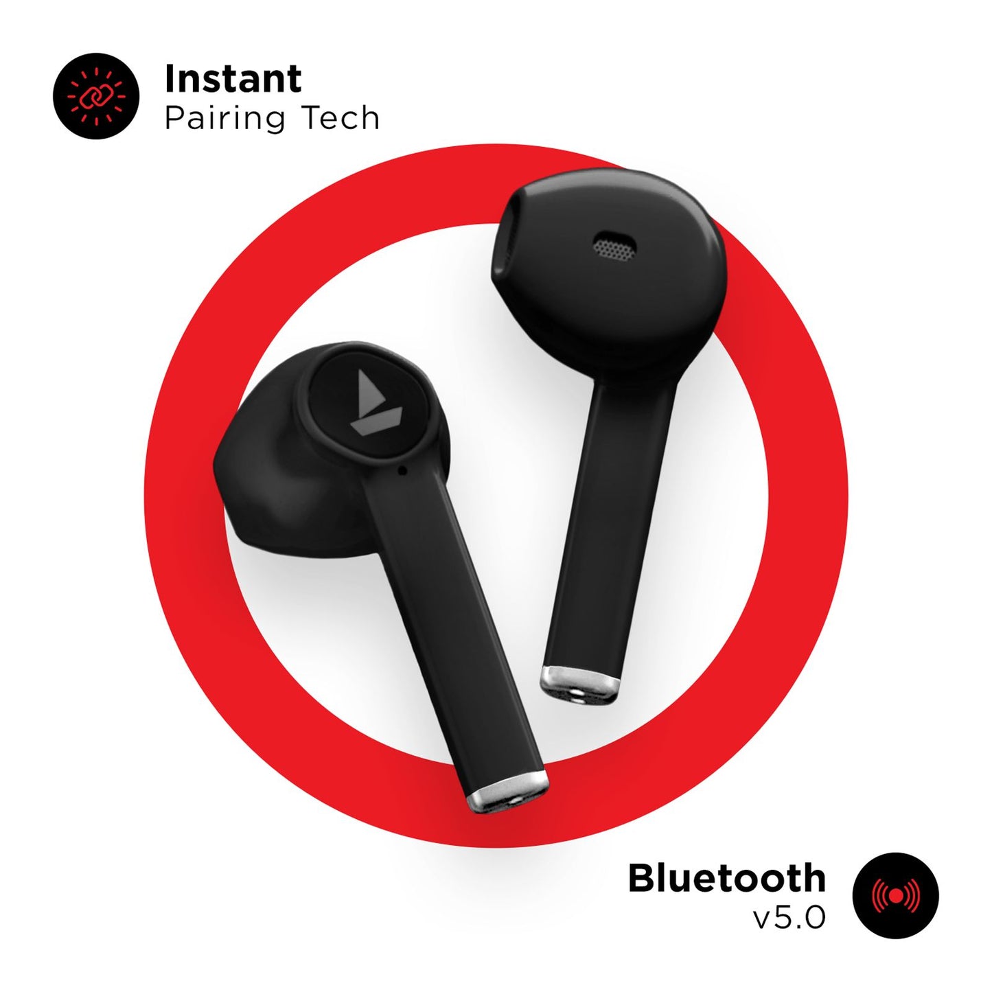 boAt Airdopes 138 TWS Earbuds (12 Hours Playback, Black)