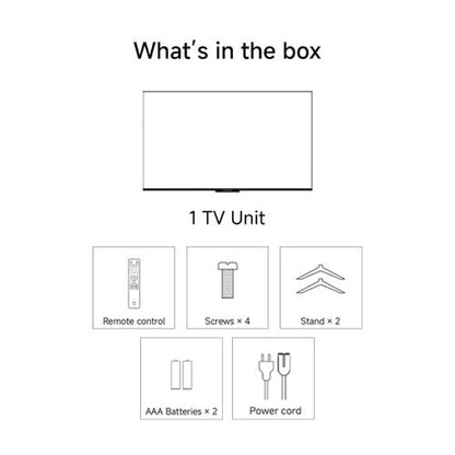 Xiaomi X Series 138cm (55 Inch) 4K Ultra HD Google TV - Dolby Vision, HDR 10, Filmmaker Mode, Dolby Audio, 8GB Storage, Google Cast, Miracast, Google Voice Assistant, L55MB-AIN (2025)