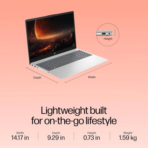 Store Display Unit - HP 15 Thin & Light Laptop (13th Gen Intel Core i5/ 16GB DDR4 RAM/ 512GB SSD/ 15.6 Inch (39.62 cm) FHD Display/ Intel Iris X Graphics/ Dual Speakers/ Backlit Keyboard/ Windows 11/ MS-Office) 15-FD0492TU