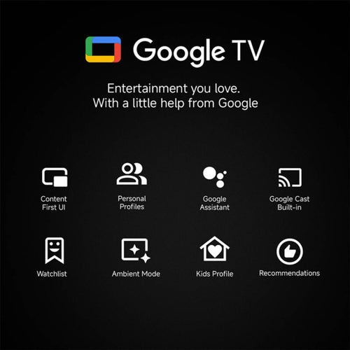 Xiaomi X Pro QLED Series 165cm (65 Inch) 4K Ultra HD Google TV - Dolby Vision, HDR 10+, Filmmaker Mode, Xiaomi Sound, 32GB Storage, Google Cast, Google Voice Assistant, L65MB-APIN (2025)