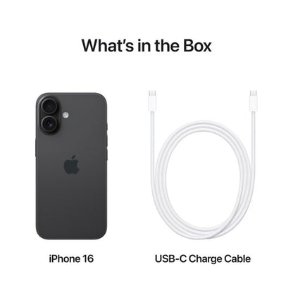 Apple iPhone 16 (128GB Storage, Black)