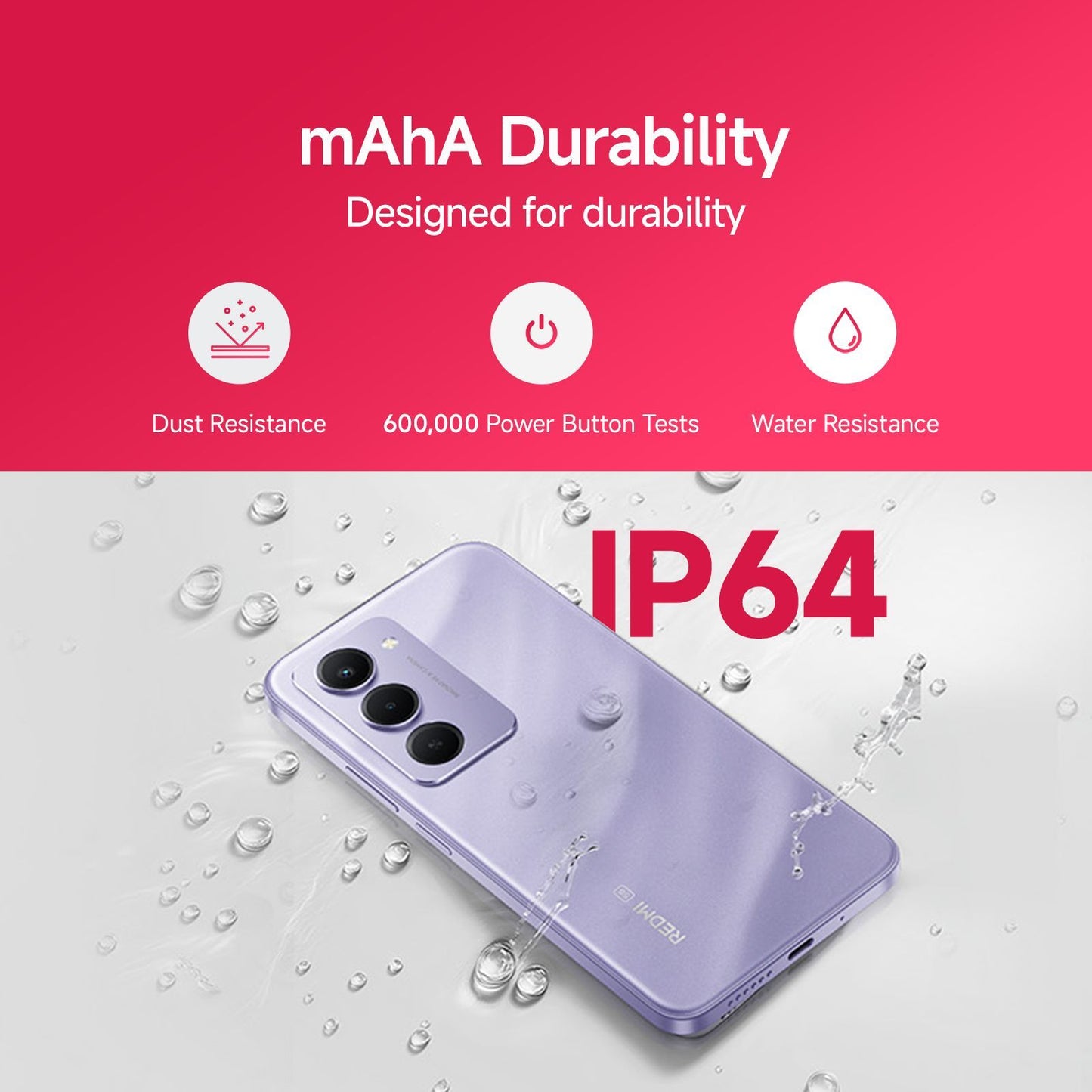 Redmi 15 5G (6GB RAM, 128GB, Midnight Black)