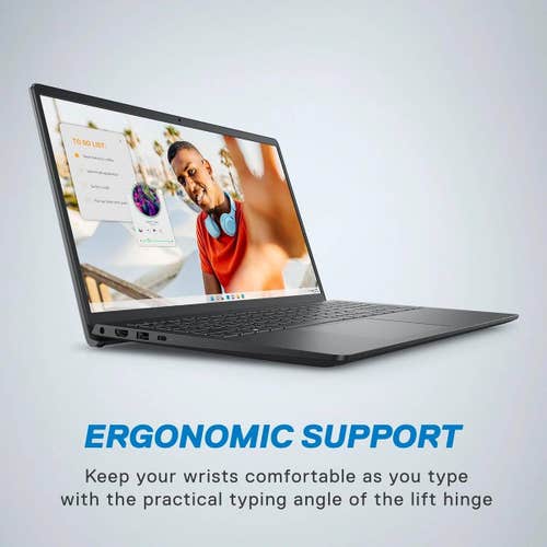 Dell Inspiron 3535 Thin & Light Laptop (AMD Ryzen 5 Quad Core 7520U/ 8GB LPDDR5 RAM/ 512GB SSD/ 15.6 Inch (39.62 cm) FHD Display/ AMD Radeon Graphics/ Windows 11/ MS-Office) OIN353510021RINB1MO