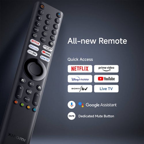 Xiaomi X Pro QLED Series 165cm (65 Inch) 4K Ultra HD Google TV - Dolby Vision, HDR 10+, Filmmaker Mode, Xiaomi Sound, 32GB Storage, Google Cast, Google Voice Assistant, L65MB-APIN (2025)