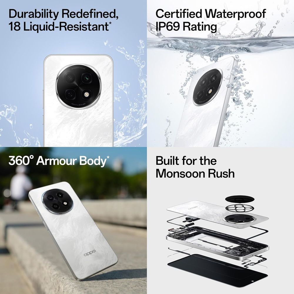 oppo F29 Pro 5G (12GB RAM, 256GB, Marble White)