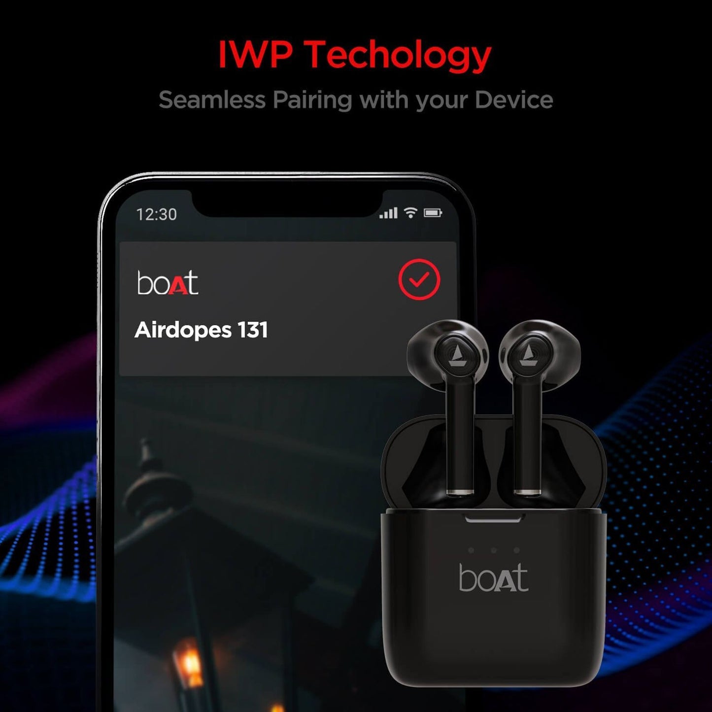 boAt Airdopes 138 TWS Earbuds (12 Hours Playback, Black)