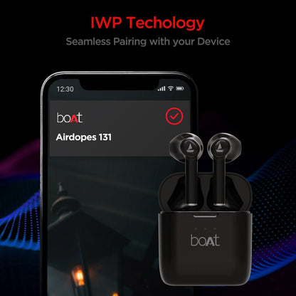 boAt Airdopes 138 TWS Earbuds (12 Hours Playback, Black)
