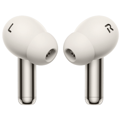 OnePlus Buds Pro 3 TWS Earbuds with Adaptive Noise Cancellation (IP55 Dust Resistant, 43 Hours Playback, Lunar Radiance)