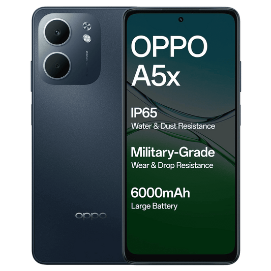 Oppo A5x 5G (4GB RAM, 128GB, Midnight Blue)