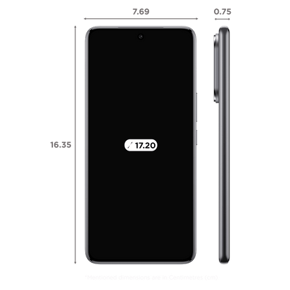 vivo V60 5G (8GB RAM, 256GB ROM, Mist Gray)