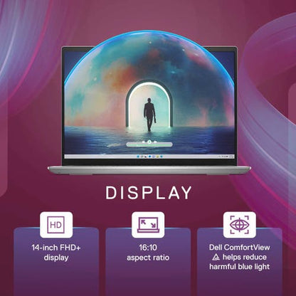 Dell Inspiron 5430 13th Gen Laptop (Intel Core i5-1335U/ 8GB LPDDR5 RAM/ 512GB SSD/ 14 Inch (35.56 cm) FHD+ Display/ Intel Iris XE Graphics/ Win 11/ MS-Office) IN5430FR0KC001ORS1(5430)