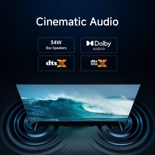 Xiaomi X Pro QLED Series 165cm (65 Inch) 4K Ultra HD Google TV - Dolby Vision, HDR 10+, Filmmaker Mode, Xiaomi Sound, 32GB Storage, Google Cast, Google Voice Assistant, L65MB-APIN (2025)