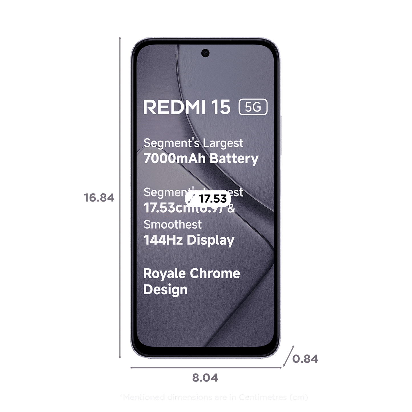 Redmi 15 5G (8GB RAM, 256GB, Sandy Purple)