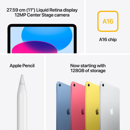 Apple iPad Wi-Fi (11 Inch, 128GB, Blue)