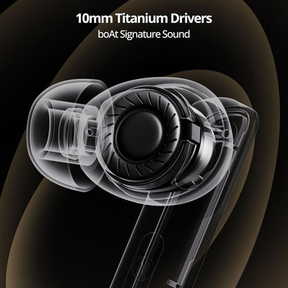 boAt Airdopes 800 TWS Earbuds with Environmental Noise Cancellation (IPX5 Water Resistant, ASAP Charge, Interstellar Blue)