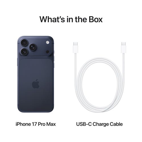 Apple iPhone 17 Pro Max (1TB Storage, Deep Blue)
