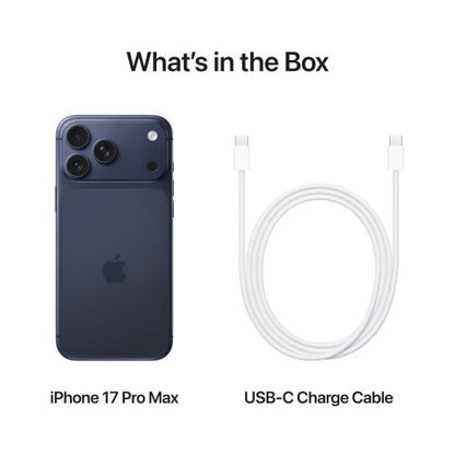 Apple iPhone 17 Pro Max (1TB Storage, Deep Blue)