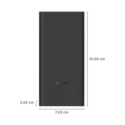 Xiaomi 4i 20000 mAh 33W Fast Charging Power Bank (2 Type A & 1 Type C Ports, PC+ABS Casing, Jet Black)