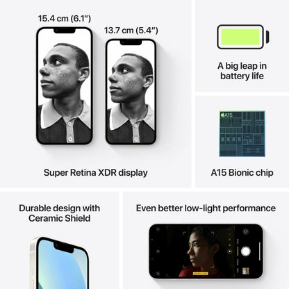 Apple iPhone 13 (128 GB Storage, Starlight)
