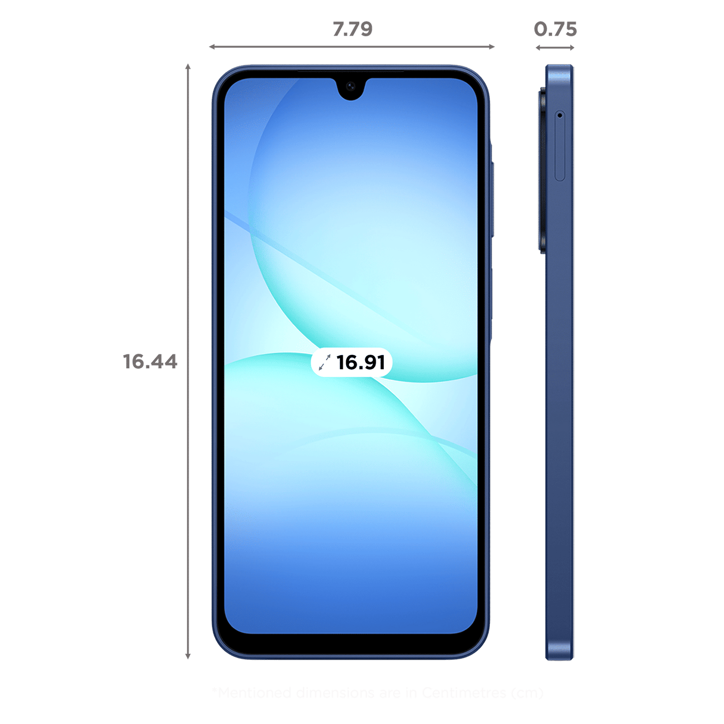 SAMSUNG Galaxy A17 5G (8GB RAM, 128GB, Blue)