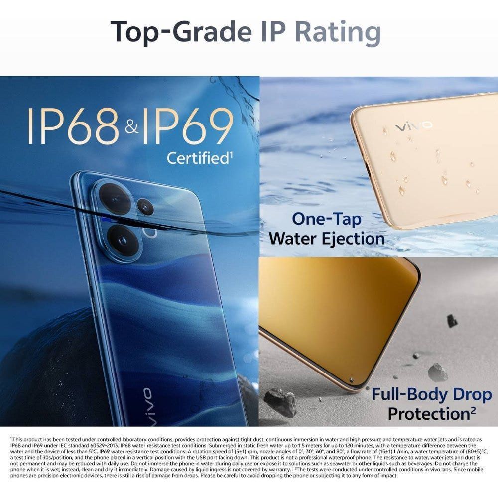 vivo V60 5G (12GB RAM, 256GB, Mist Gray)