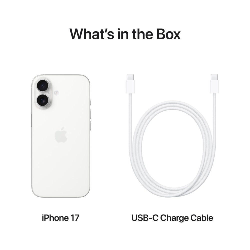 Apple iPhone 17 (256GB Storage, White)