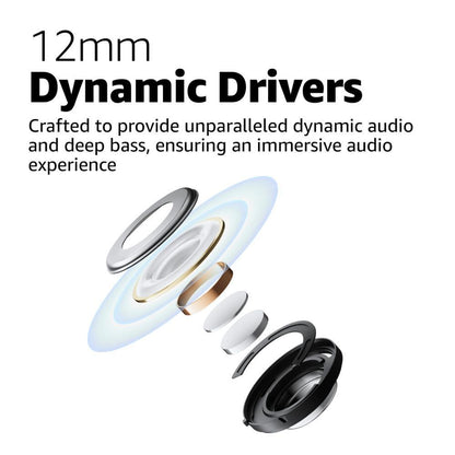 Redmi Buds 5A TWS Earbuds with Active Noise Cancellation (IPX4 Sweat Resistant, 10 Mins Quick Charge, Black)