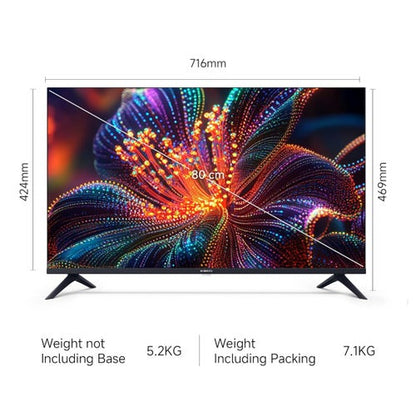 Xiaomi A Series 80cm (32 Inch) HD Google TV - Vivid Picture Engine, Dolby Audio, 8GB Storage, Xiaomi TV+, Google Voice Assistant, Miracast, L32MB-AIN (2025)