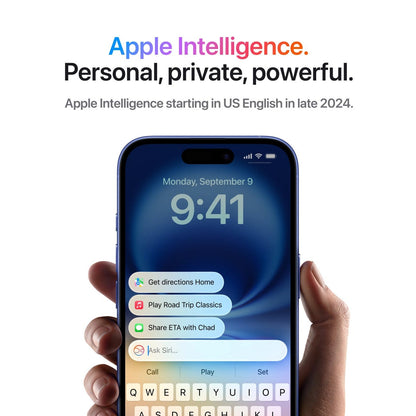 Apple iPhone 16 (128GB Storage, Ultramarine)