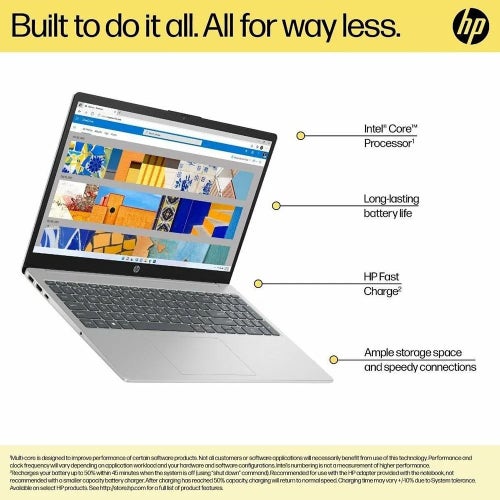 Store Display Unit - HP 15 Thin & Light Laptop (13th Gen Intel Core i5/ 16GB DDR4 RAM/ 512GB SSD/ 15.6 Inch (39.62 cm) FHD Display/ Intel Iris X Graphics/ Dual Speakers/ Backlit Keyboard/ Windows 11/ MS-Office) 15-FD0492TU