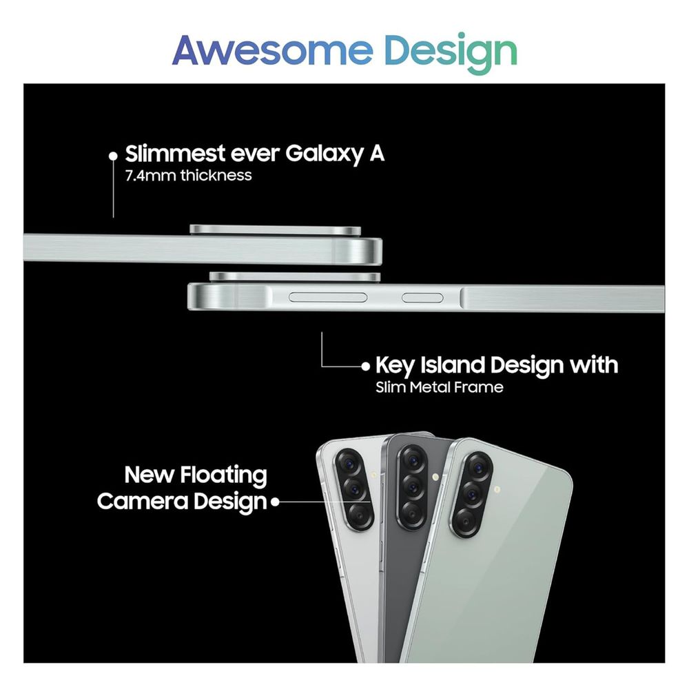 SAMSUNG Galaxy A56 5G (12GB RAM, 256GB, Awesome Olive)