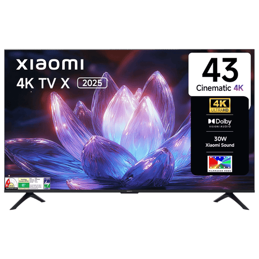 Xiaomi X Series 109.22 cm (43 inch) 4K Ultra HD LED Smart Google TV with Dolby Vision (2025 model)