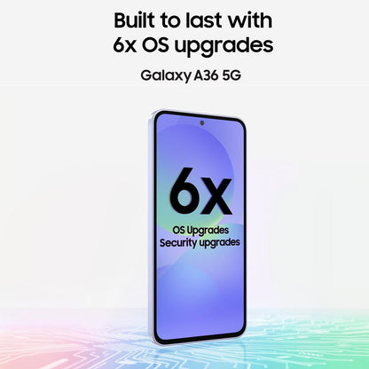 SAMSUNG Galaxy A36 5G (8GB RAM, 128GB, Awesome Lavender)