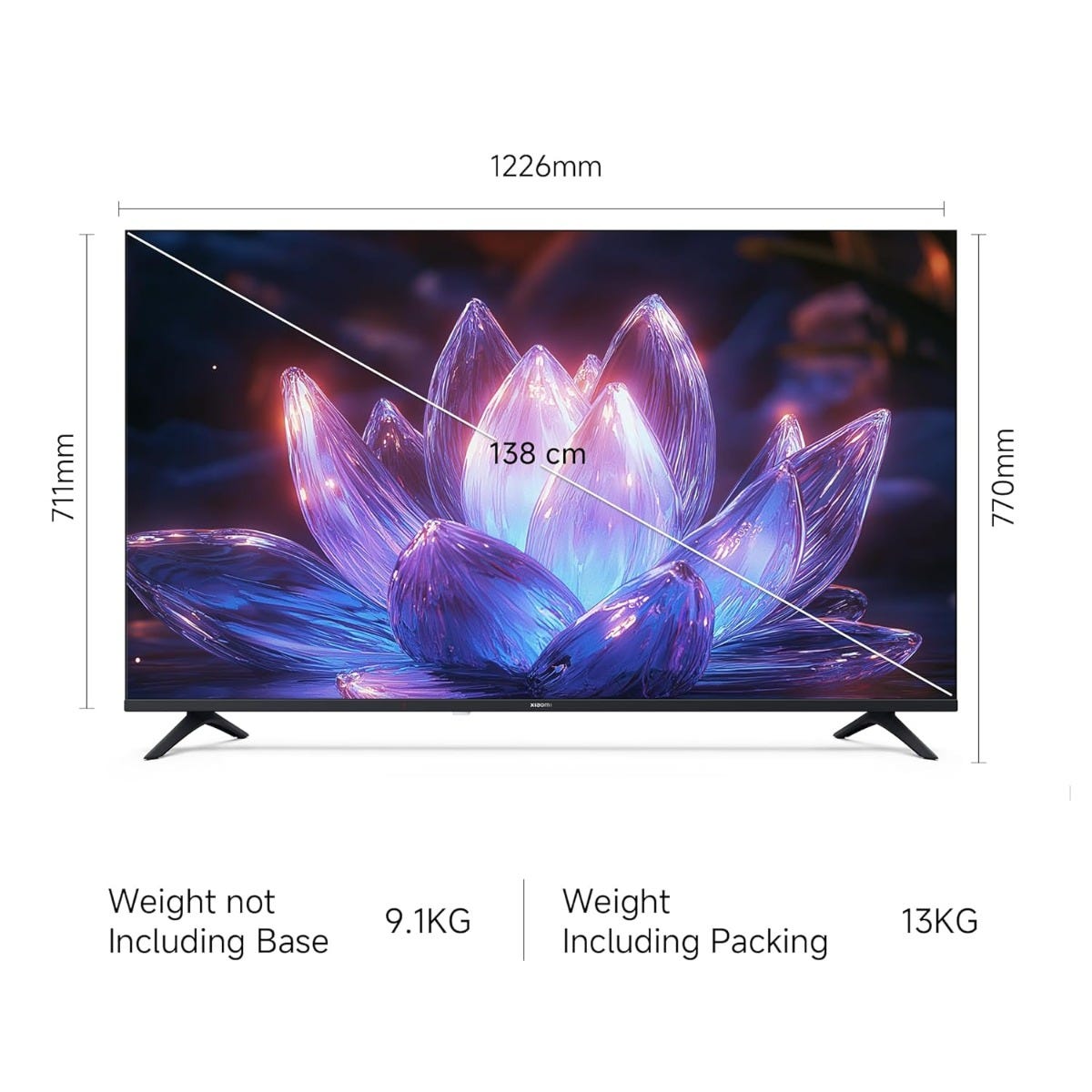 Xiaomi X Series 138cm (55 Inch) 4K Ultra HD Google TV - Dolby Vision, HDR 10, Filmmaker Mode, Dolby Audio, 8GB Storage, Google Cast, Miracast, Google Voice Assistant, L55MB-AIN (2025)