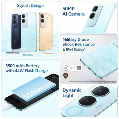 Vivo Y29 5G 6GB+128GB Glacier Blue