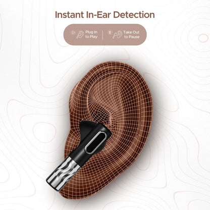 boAt Nirvana Zenith TWS Earbuds with Active Noise Cancellation (IPX5 Water Resistant, 50 Hours of Playtime, Mystique Black)