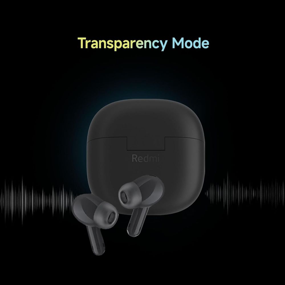 Redmi Buds 5C M2349E1 TWS Earbuds with Active Noise Cancellation (IP54 Water Resistant, 10 Mins Quick Charge, Acoustic Black