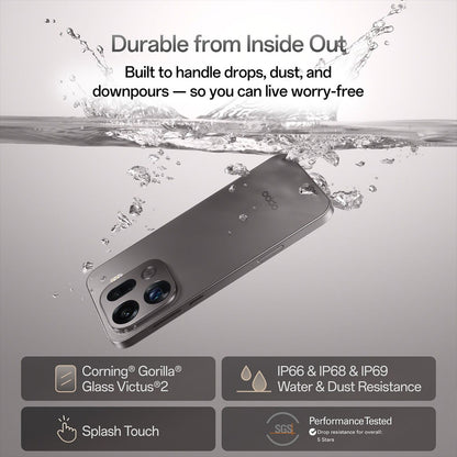 oppo Find X9 Pro 5G (16GB RAM, 512GB, Titanium Charcoal)