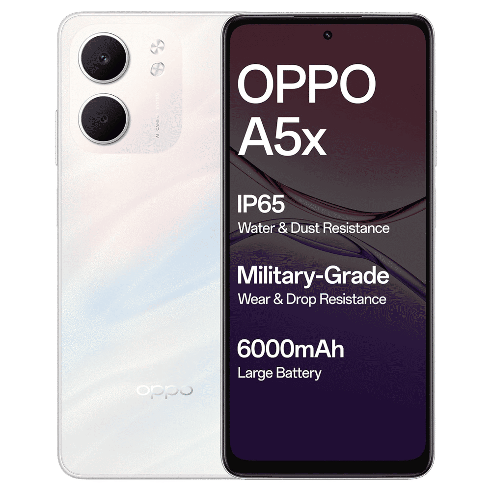 oppo A5x 5G (4GB RAM, 128GB, Laser White)