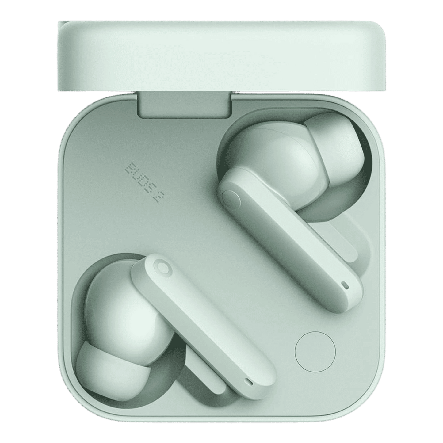 Nothing Buds 2 TWS Earbuds with Hybrid Active Noise Cancellation (IP55 Water Resistant, In-ear Detection, Light Green)
