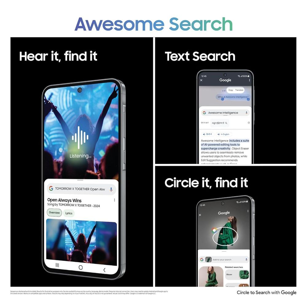 SAMSUNG Galaxy A56 5G (12GB RAM, 256GB, Awesome Graphite)