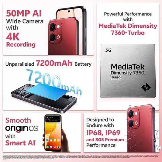 Vivo Y51 Pro 5G 8GB+256GB Festive Red