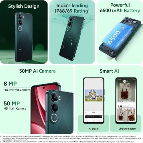 Vivo Y31 5G (6GB RAM/128GB Storage) Diamond Green