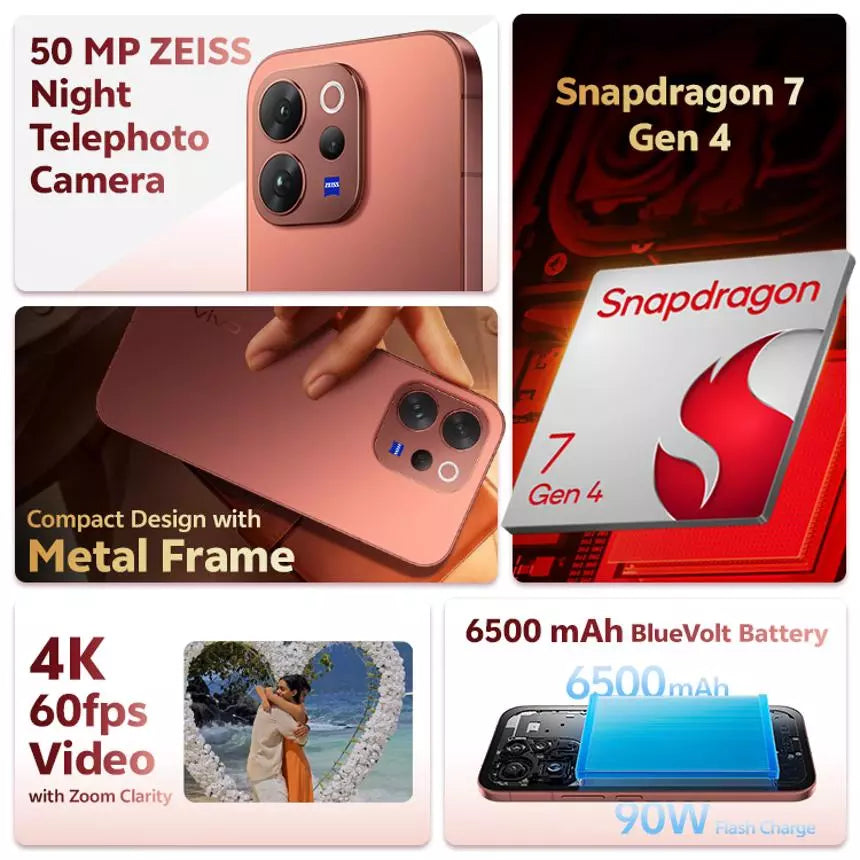 Vivo V70 12GB+256GB Passion Red
