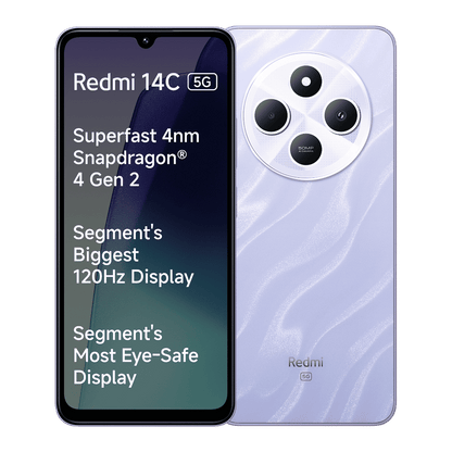 Redmi 14C 5G (4GB RAM, 128GB, Stardust Purple)