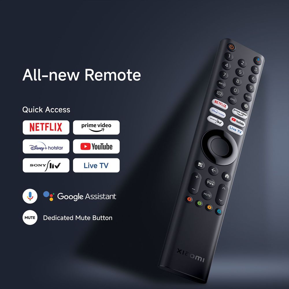 Xiaomi A Series 81.28 cm (32 inch) HD LED Smart Google TV with Dolby Audio (2025 model)
